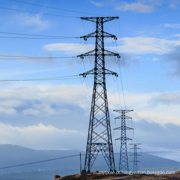 Poste elétrico de aço galvanizado por queda quente